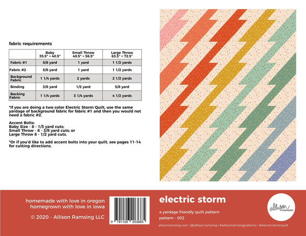 Allison Ramsing - Electric Storm - Paper Pattern