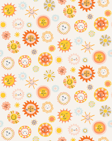 Cotton + Steel Fabrics - Kanpeki Na Hi - Kaisei Sun Beam Fabric
