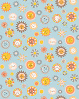 Cotton + Steel Fabrics - Kanpeki Na Hi - Kaisei Sun Valley Fabric