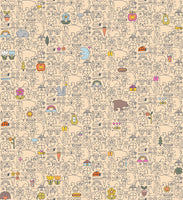 Cotton + Steel Fabrics - Kanpeki Na Hi - Asobo Buttercup Fabric