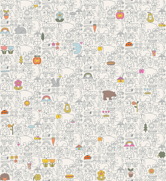 Cotton + Steel Fabrics - Kanpeki Na Hi - Asobo Happy Day Fabric