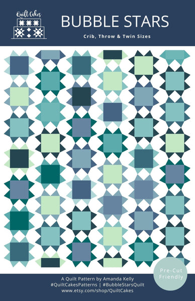 Quilt Cakes - Bubble Stars Quilt - Paper Pattern