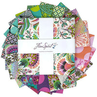 FreeSpirit Fabrics - Tula Pink ROAR! - 10X10 charm pack