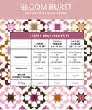 Quilt Cakes - Bloom Burst Quilt - Paper Pattern