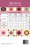 Quilt Cakes - Bee Balm Quilt - Paper Pattern