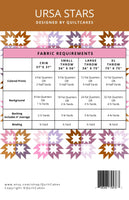 Quilt Cakes - Ursa Stars Quilt - Paper Pattern