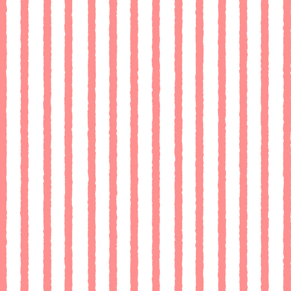 RJR Fabrics - Binding Stripe  - Coral Fabric