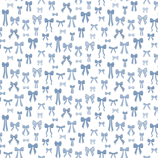 RJR Fabrics - Tied with a Bow - Resplendent Ribbons - Denim Fabric