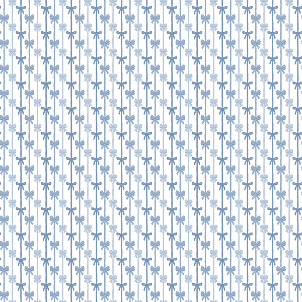 RJR Fabrics - Tied with a Bow - Indigo Fabric