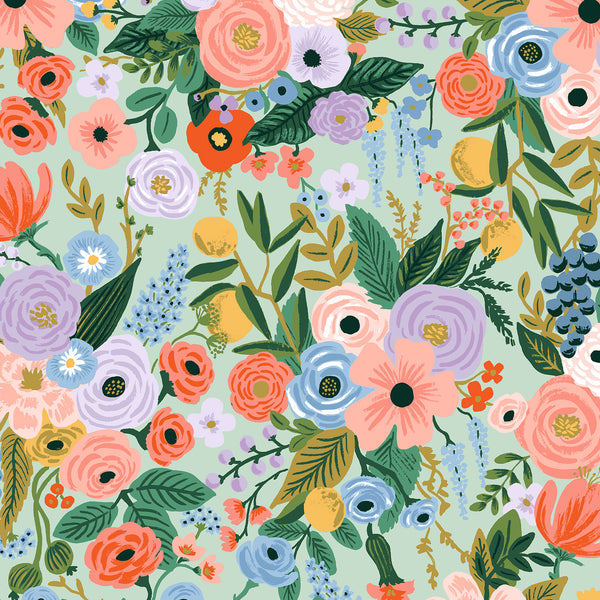 Rifle Paper Co. - Orchard - Garden Party - Mint Fabric