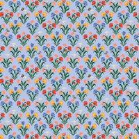 Rifle Paper Co. - Curio - Tulips - Light Blue Fabric