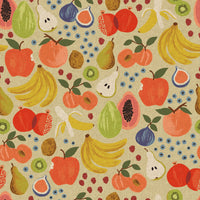 Rifle Paper Co. - Orchard - Fruit Stand - Cream Canvas Fabric