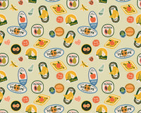 Rifle Paper Co. - Orchard - Fruit Stickers - Khaki Fabric