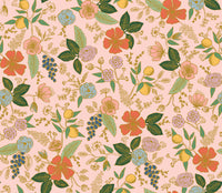 Rifle Paper Co. - Orchard - Colette - Blush Metallic Fabric