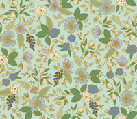 Rifle Paper Co. - Orchard - Colette - Mint Metallic Fabric