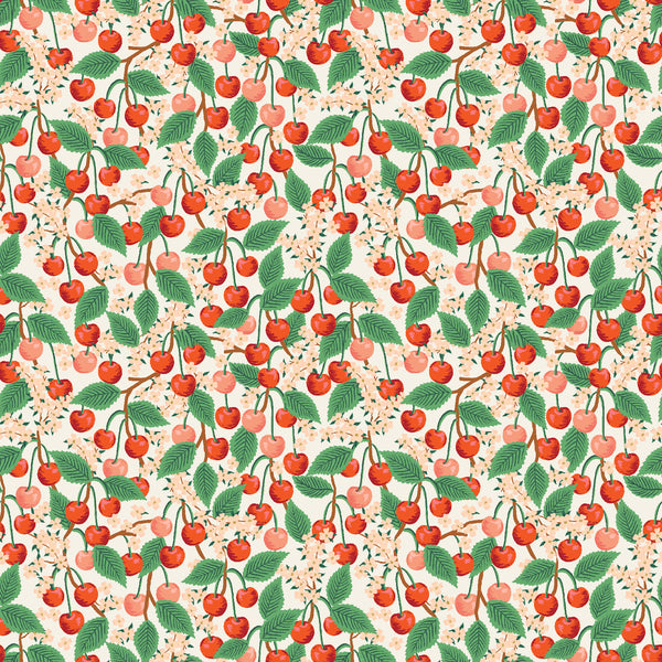 Rifle Paper Co. - Orchard - Cherry Blossom - Cream Fabric