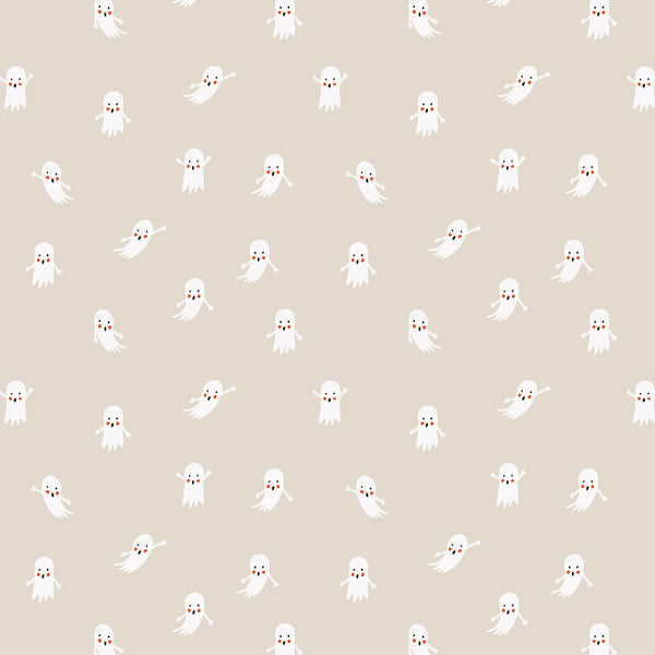 Rifle Paper Co. - Halloween - Ghosts - Linen Fabric