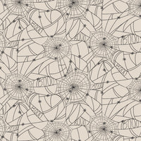 Rifle Paper Co. - Halloween - Spider Webs - Cream Fabric