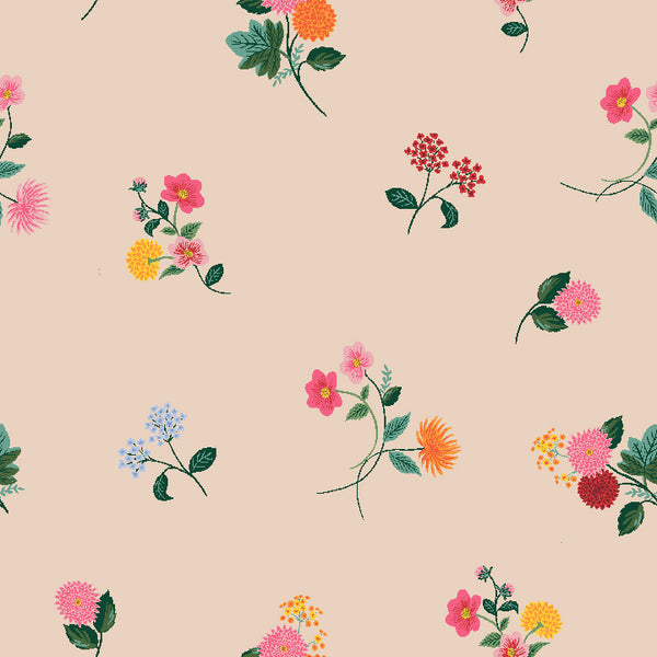 Rifle Paper Co. - Dahlia - Ditsy Dahlia - Blush Fabric