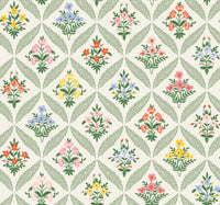 Rifle Paper Co. - Dahlia - Estee Garden - Cream Multi Fabric