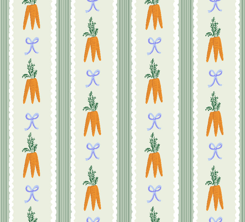 Easter: Carrot Patch in Mint Easter: Carrot Patch in Mint
