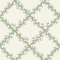 Rifle Paper Co. - Dahlia - Lattice - Cream Fabric