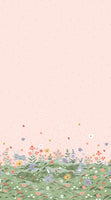 Rifle Paper Co. - Easter - Spring Meadow - Pink Metallic Fabric
