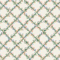 Rifle Paper Co. - Easter - Floral Trellis - Cream Fabric