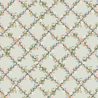 Rifle Paper Co. - Easter - Floral Trellis - Green Fabric