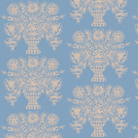 Rifle Paper Co. - Meadow - Vase Block Print Blue Fabric