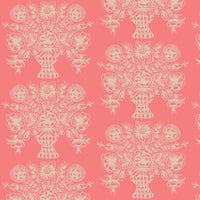 Rifle Paper Co. - Meadow - Vase Block Print Coral Fabric