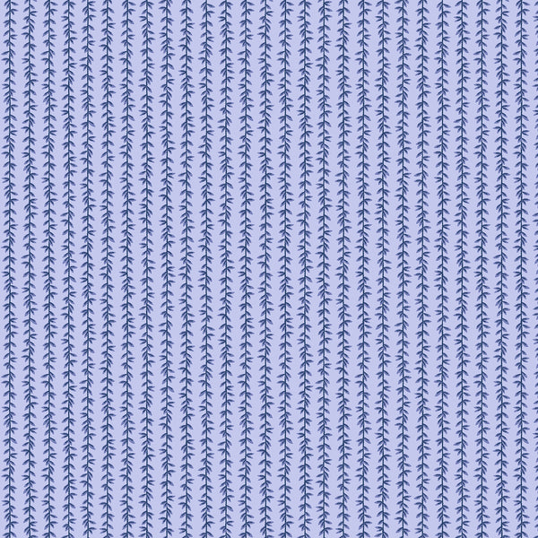 Rifle Paper Co. - Strawberry Fields - Laurel Stripe - Chambray Fabric