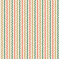 Rifle Paper Co. - Holiday Classics III - Ribbon Stripe - Cream Metallic Fabric