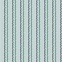 Rifle Paper Co. - Holiday Classics III - Ribbon Stripe - Mint Metallic Fabric