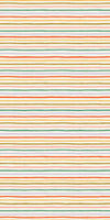 Rifle Paper Co. - Orchard - Festive Stripe - Cream Multi Metallic Fabric