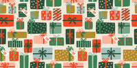 Rifle Paper Co. - Holiday Classics II - Holiday Gifts - Cream Metallic Fabric