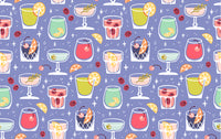 Cotton + Steel Fabrics - Colors & Cravings - Cocktail Hour - Grab A Pal Fabric