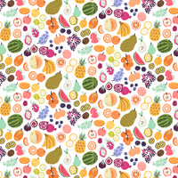 Cotton + Steel Fabrics - Colors & Cravings - Summer Fruit - Rainbow Fabric