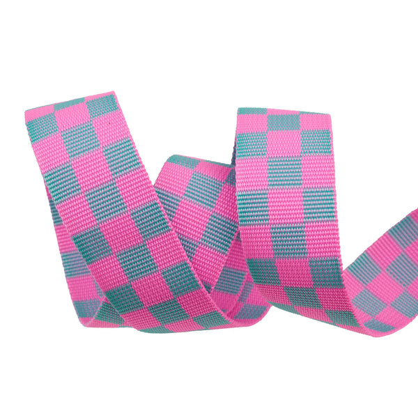 Renaissance Ribbons - Tula Pink Check Please Webbing - Cosmic