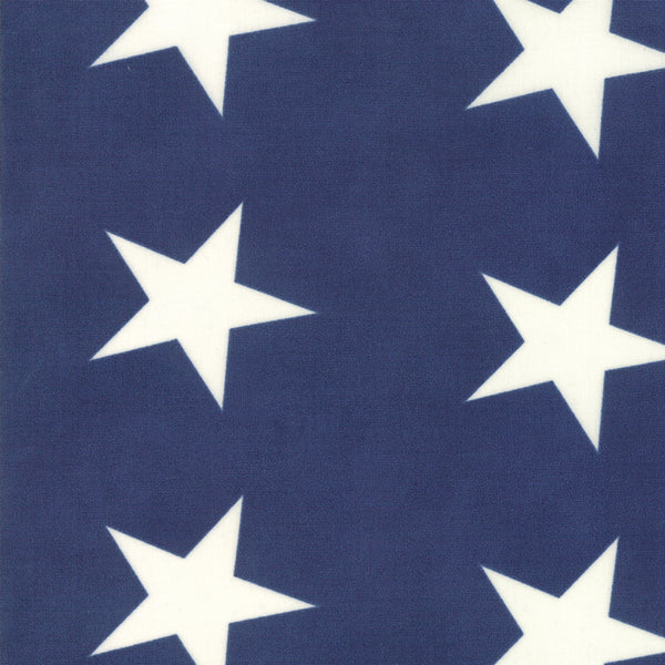 Moda - Mackinac Island -  Bunting Star Navy Fabric