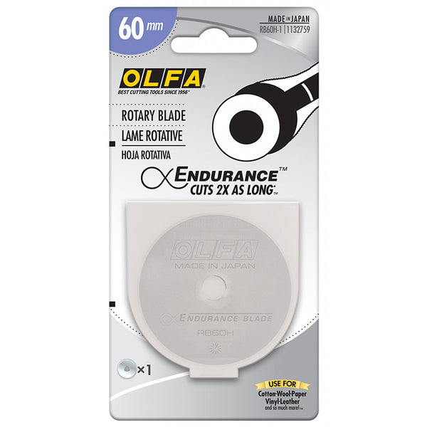 Olfa - Endurance Rotary Cutter Blade- 60mm