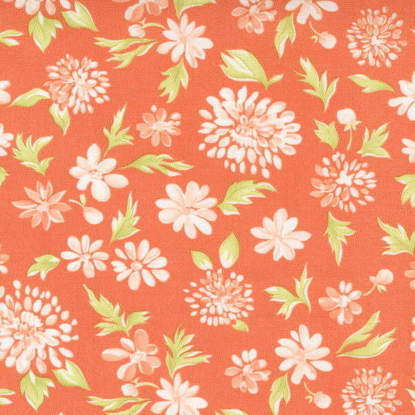 Moda - Cinnamon & Cream -  Coral Fabric