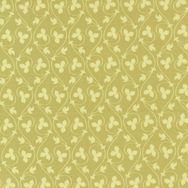 Moda - Cinnamon & Cream -  Olive Fabric