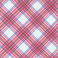 Moda - Picnic Pop - Slushy Check Popping Pink Fabric