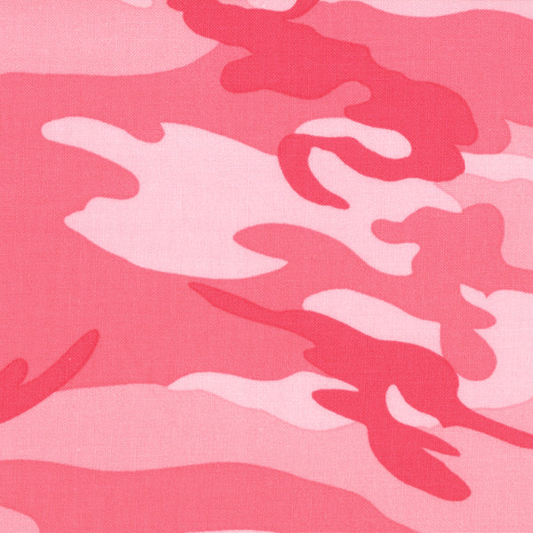 Moda - Urban Camo -  Camouflage Hot Pink Fabric