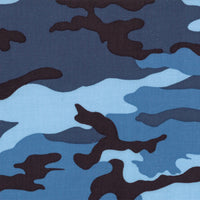 Moda - Urban Camo -  Camouflage Steel Blue Fabric