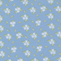 Moda - Emma - Daisies - Bluebell Fabric