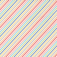 Moda - Simply Delightful - Stripe Off White Fabric