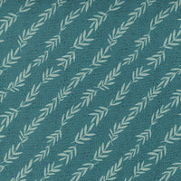 Moda - Songbook A New Page - Reaching Stripes Dark Teal Fabric