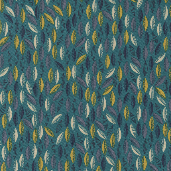 Moda - Songbook A New Page - Cascade Dark Teal Fabric